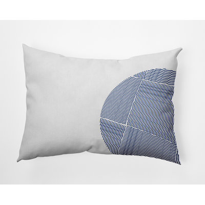 Geometric Outdoor Reversible Throw Pillow