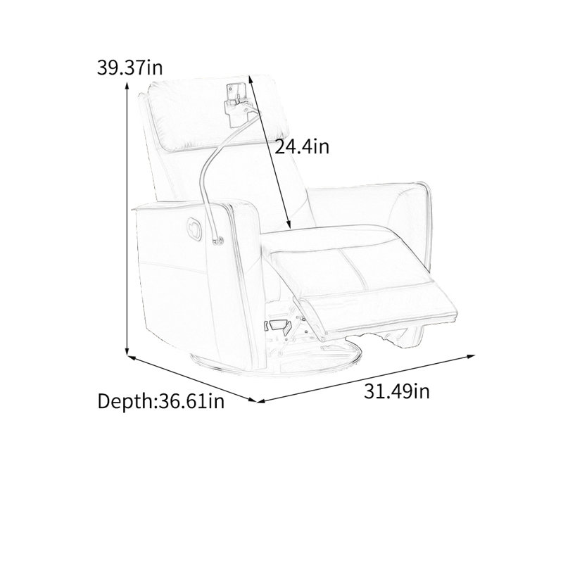 Modern simplicity ergonomic lounge chair, Gray