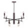 Posey 8 - Light Dimmable Sputnik Modern Linear Chandelier