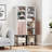 4.8FT Tall Bathroom Storage Cabinet, Freestanding Cupboard w/Door, Adjustable Shelves-90468941