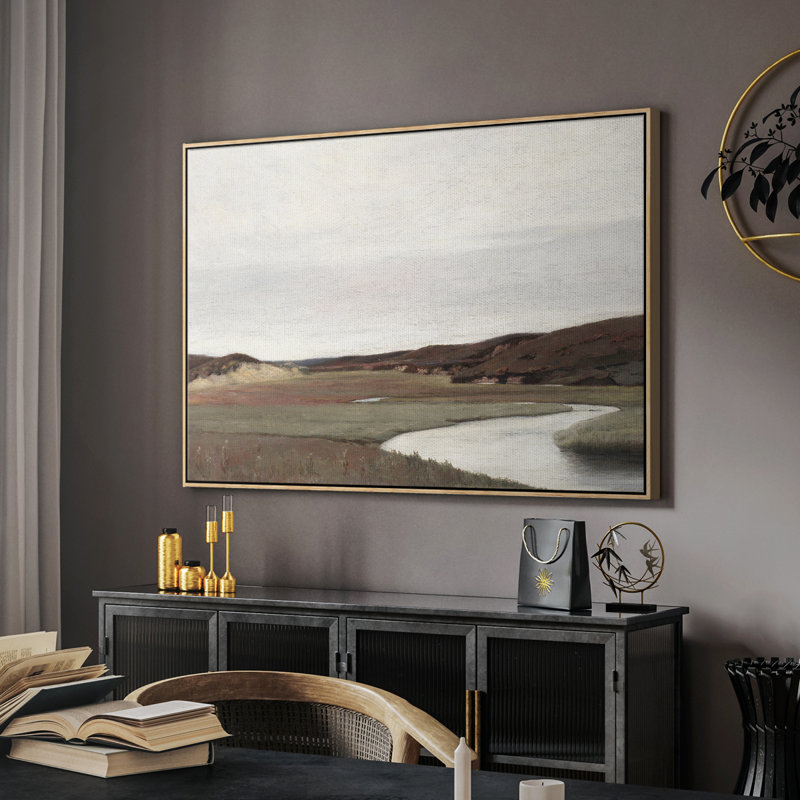«Vintage Landscape - CMLI» sur toile, H 27 po x l 47 po