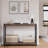 Farmhouse Console Table, Entryway Table, Slatted Style 2-Tier Sofa Table With Shelf, Console Tables For Entryway, Living Room, Hallway, Foyer-1273926525