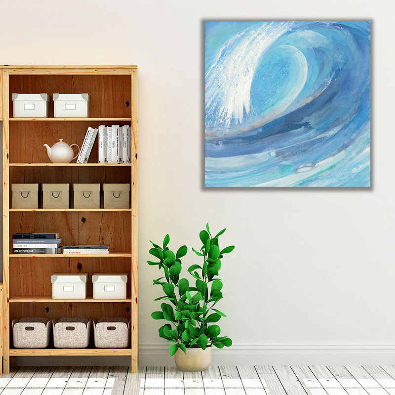 Surfs Up - reproduction d'art sur toile, H 12 po x l 12 po