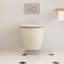 Toilette allongée murale à double chasse 2 pièces avec réservoir encastré mural (siège inclus)-99929634