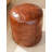 Conewango Leather Pouf