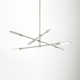 Emory 6 Light Metal Dimmable LED Sputnik Chandelier