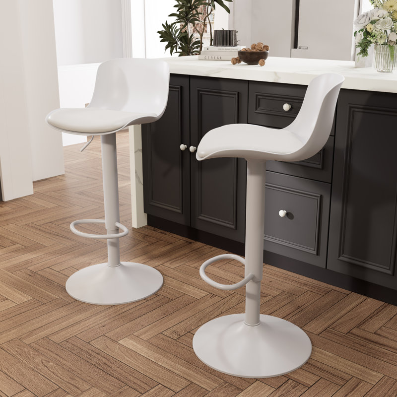 Tabouret de bar Charlotterose, Blanc