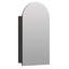 Aishwarya Arched Mirror Cabinet with 3 Shelves, 40W x 80 Hcm Wall Mounted Medicine Cabinet-1866399574
