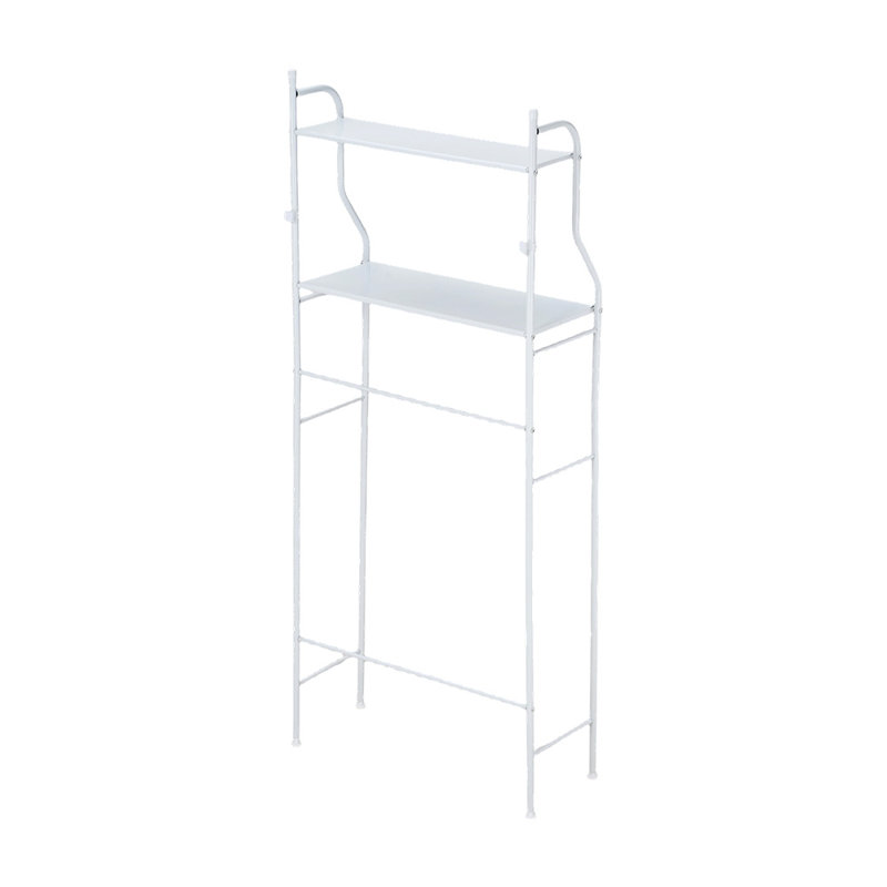 Steel Freestanding Bathroom Shelves, White