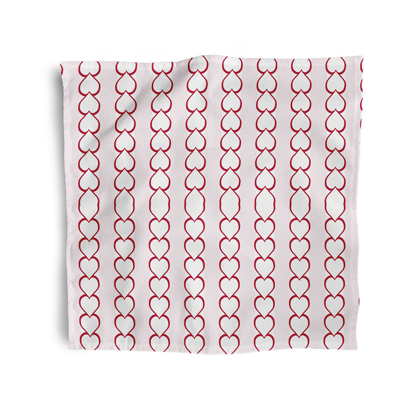 Laicie-Louise Be Mine Napkins, Red