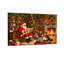 Ensemble de 3 reproductions d'art sur toile, "Christmas Santa Reads To Children By Fireplace"-1180599238