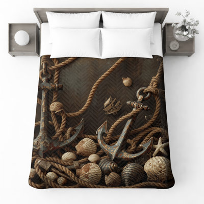 Couvre-lit matelassé Rope Anchor Shells