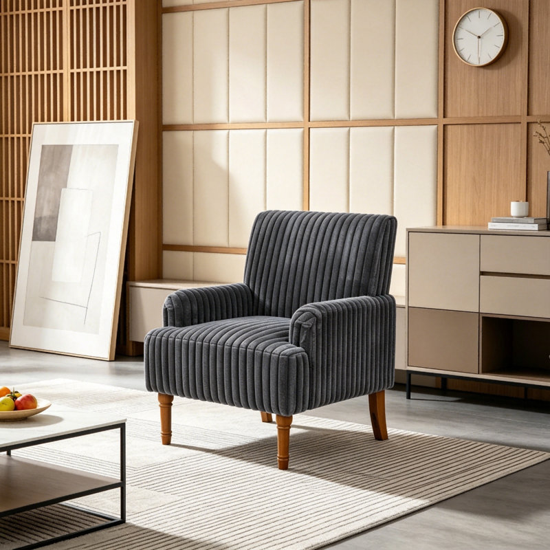 Chaise d'appoint rembourrée