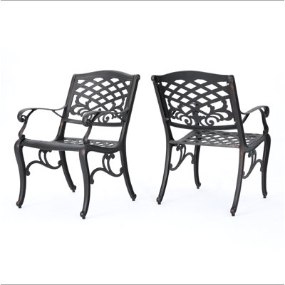 Chaise avec accoudoirs PHOENIX (ensemble de 2)