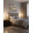Brue A CHROME FRAME ORB TABLE LAMP WITH CLEAR CRYSTALS 