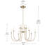  Lustre DEL à 2 niveaux avec verre stratifié-111187483-111187488-111187491