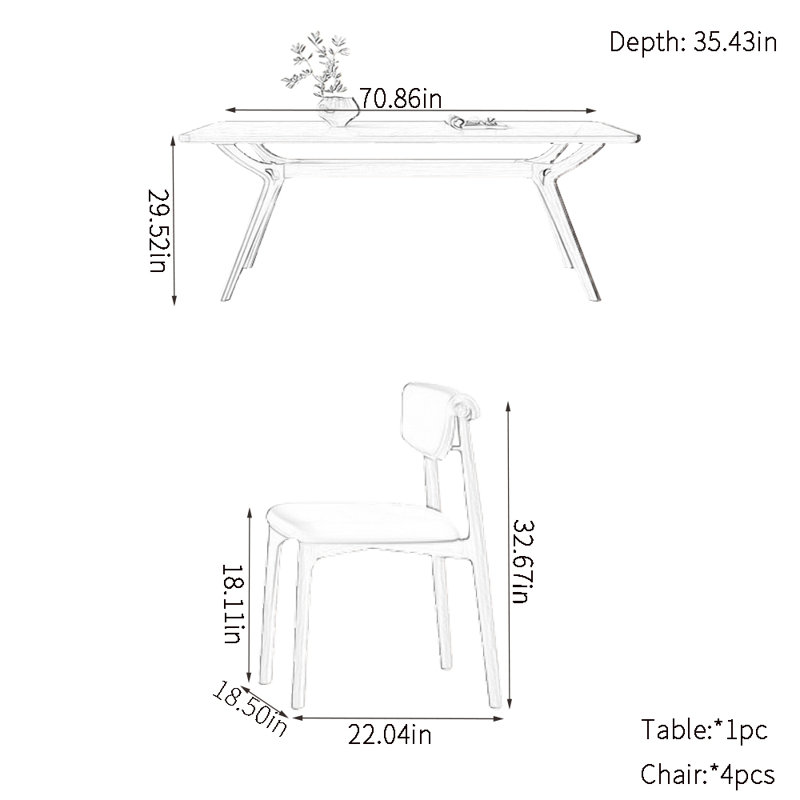 solid-wood dining table sets, null
