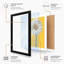 Golden Daisy Botanical - Framed Print-637789384-637789398