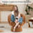 360° Swivel Accent Chair, Modern Velvet Barrel Chair With Pillow, Upholstered Single Sofa For Living Room, Bedroom, Office, Ivory-666386128
