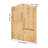 Solid Wood Paneled Café / Saloon Door