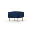 Fauteuil d'appoint moderne avec repose-pieds Lalla