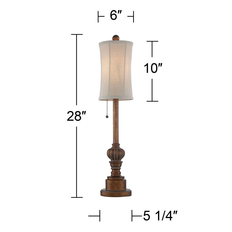 Deago Resin Buffet Lamp