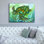 «Sea Turtle - Spirit Of Peace» par Carol Cavalaris, art mural sur toile