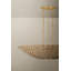 Lustre à 6 lumières de 40,25 pouces de largeur et feuille d'or rétro Troy Lighting