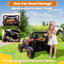 24V Kids Ride On UTV Rouge, 2 places électrique à piles avec télécommande, 4 moteurs, lumières DEL, musique-100651917