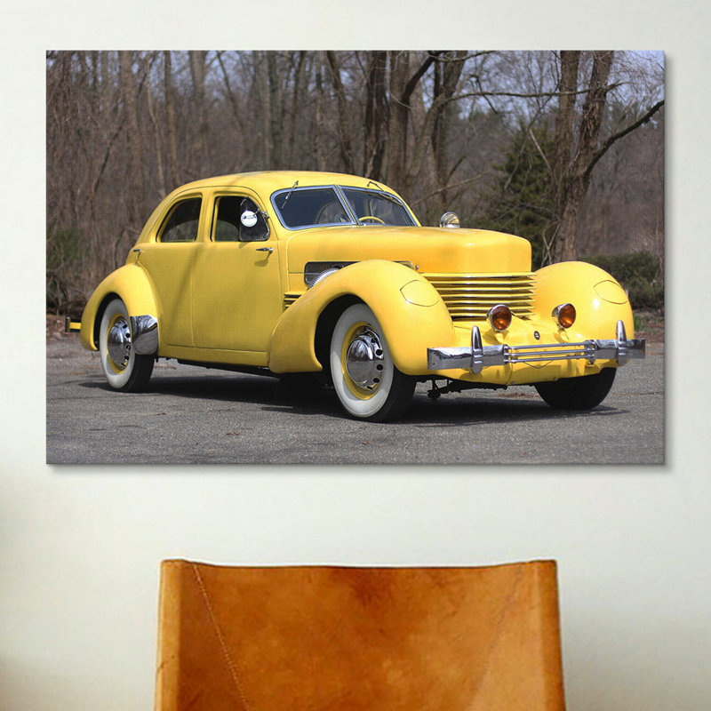 «1937 Cord 812 Sc Beverly» par Lyall, reproduction de photo sur toile, H 18 po x l 26 po x P 1,5 po