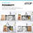 ATTOP 30 Inch Single bowl Workstation Undermount Kitchen Sink With Faucet and Sliding Accessories