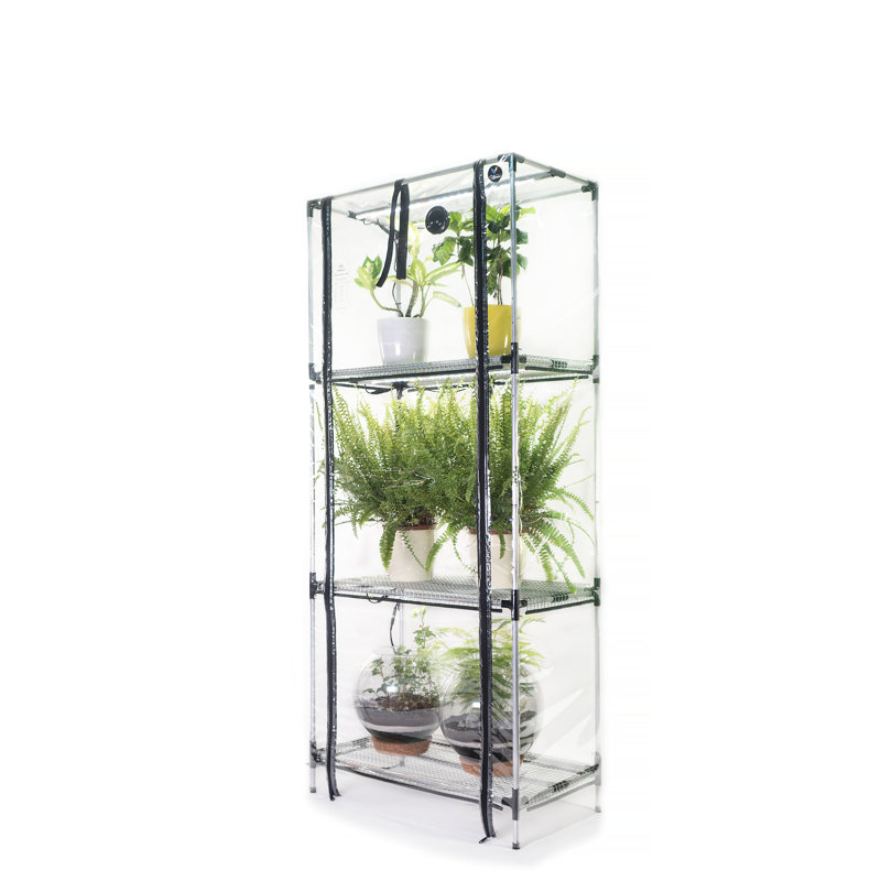 Small Adjustable Indoor Greenhouse with Grow Light Sezam XL