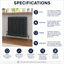 Uxbridge Horizontal Traditional Colosseum Radiator-40191187-40191188