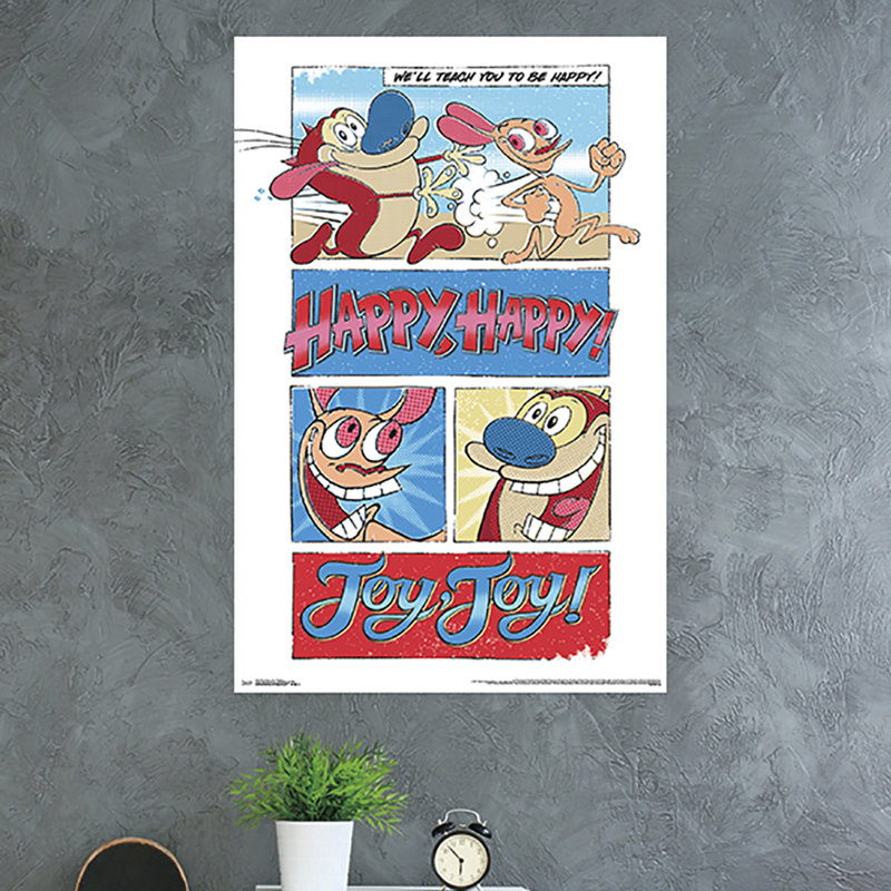 « nick toons-ren & stimpy », impression sur papier
