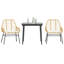 Ensemble repas de patio avec coussins en verre et poly rotin-1984881709-1984881698-1984881703