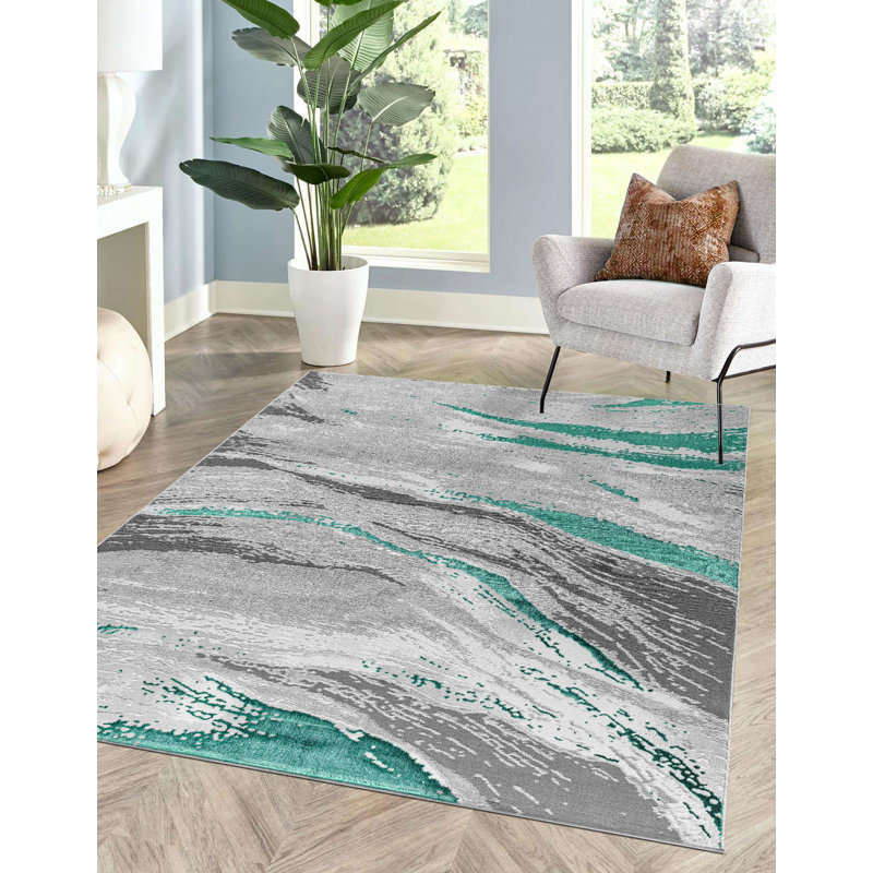 Solid Colour Area Rug, Rectangle 160 x 230 cm