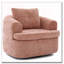 Fauteuil d'appoint demi-tonneau pivotant à 360 ° 360,6 po-1104996538