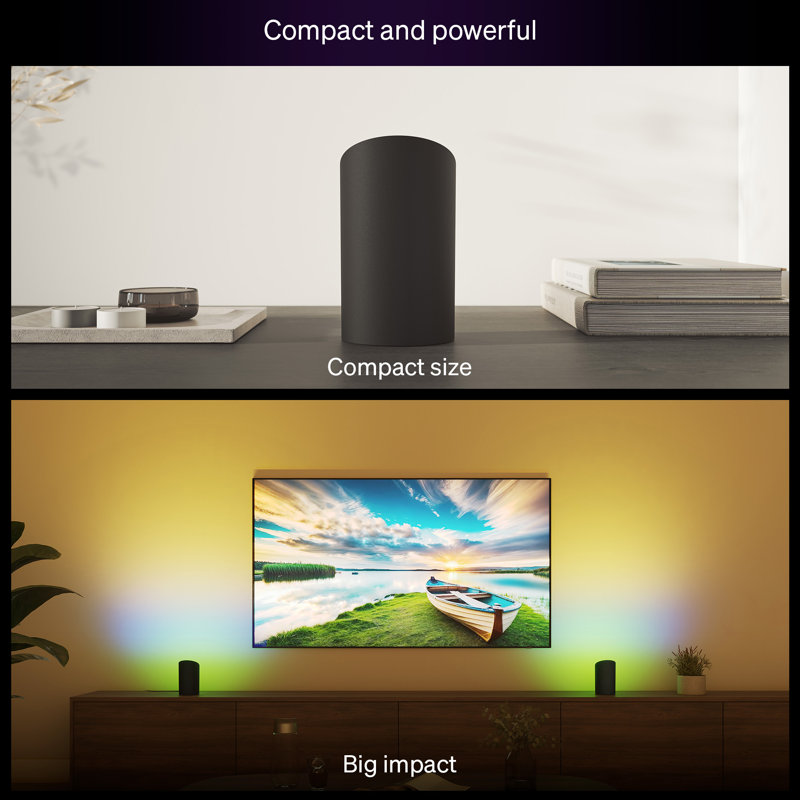 Hue Play Wall Washer 2 Pack - Black