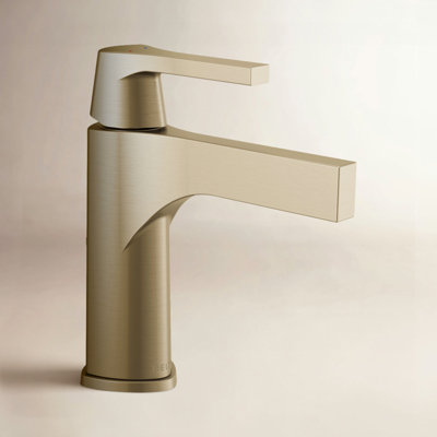 Zura Single-Hole Bathroom Faucet with Drain