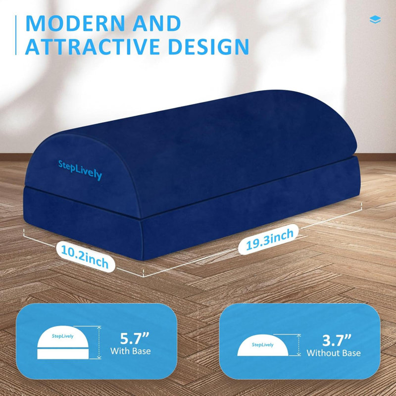 Tabouret d'appoint en mousse, Bleu