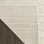 Power Loom Synthetic Fibers Abstract Area Rug in Ivory/Gray-74313764