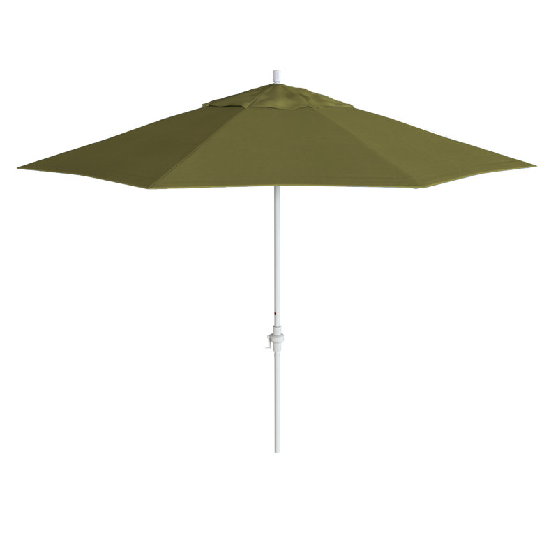 Parasol de patio blanc mat 11 pi., Coriandre Spectrum