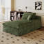 Y139-R-SLEEPER-GREEN Canapé-lit droit vert
