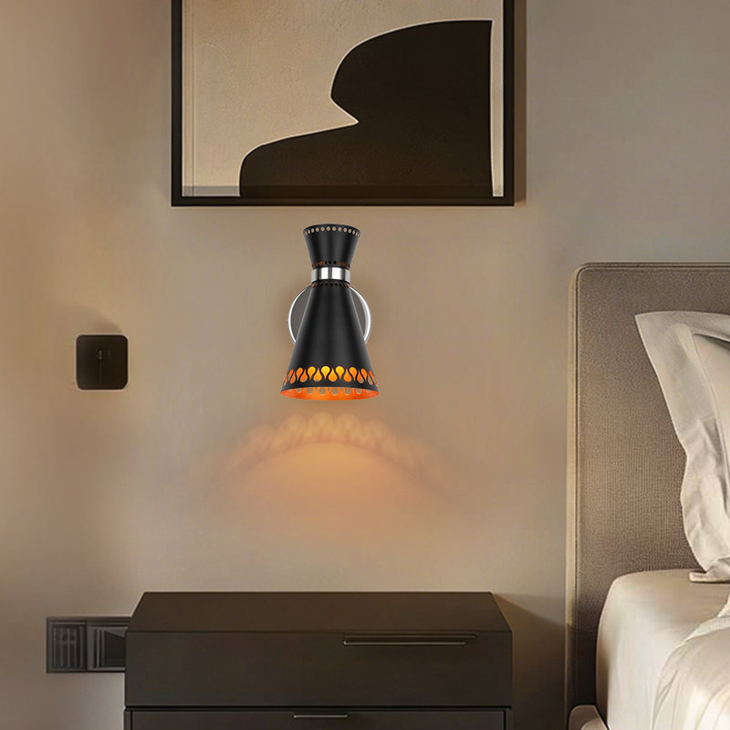 Applique murale moderne à 1 lumière de forme évasée