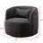 Bruschi 34" Wide Boucle Polyester Upholstered Swivel Armchair-79620933