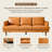 Miller 84" Genuine Leather Sofa