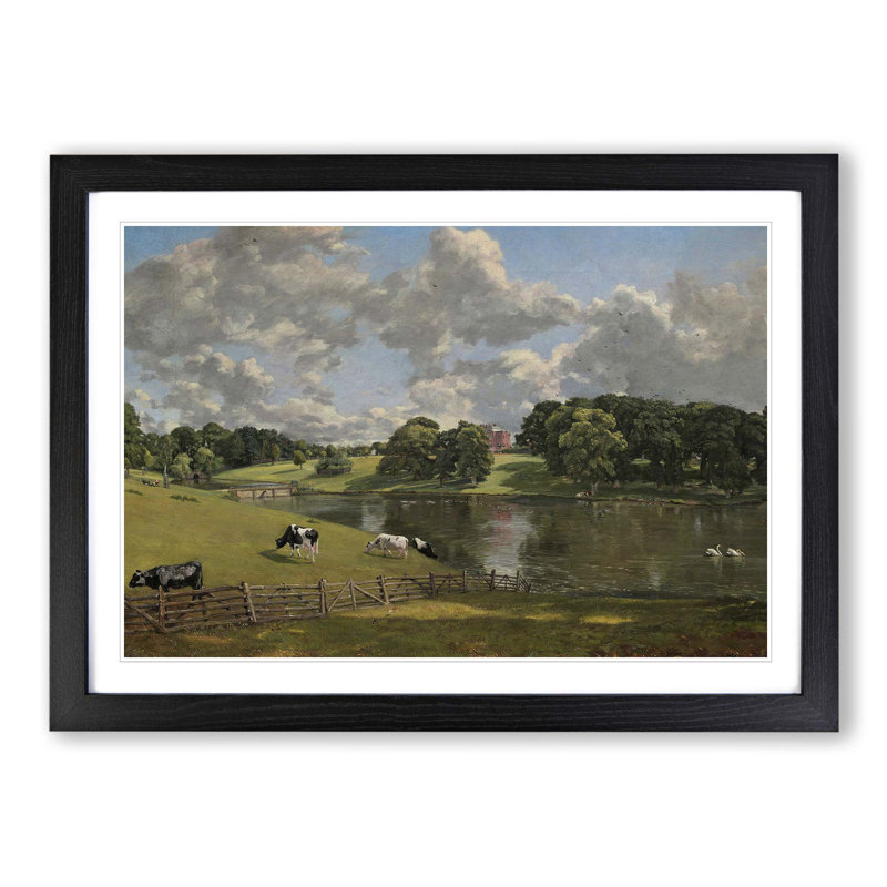 John Constable - Single Picture Frame Painting, Black