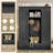 Black Hall Tree With Bench And Shoe Storage,Farmhouse Hall Tree With Doors,Mudroom Bench With Storage,Mudroom Cabinet Furniture,Entrance Organizer For Hallway, Entryway-303657122