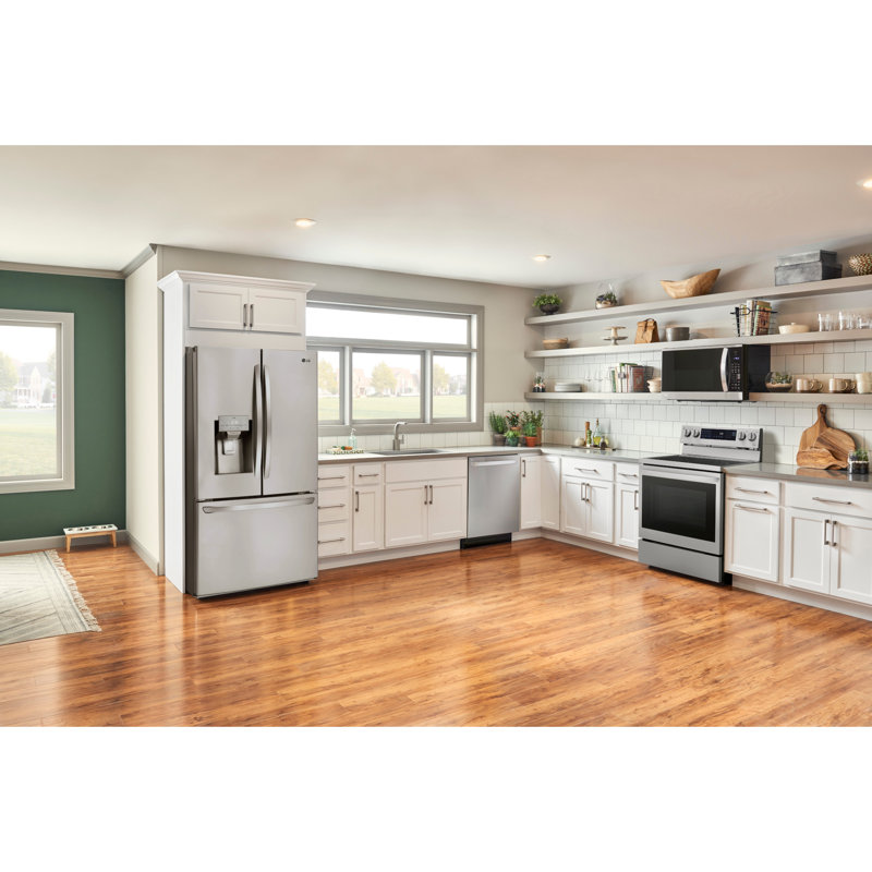 LG 24-inch QuadWash® Top Control Dishwasher, Black Stainless Steel