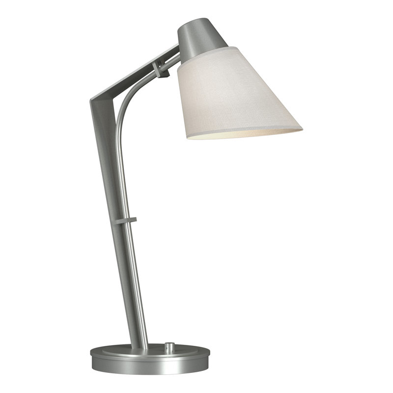 Reach 21.9" Desk Lamp, Black, Natural Anna
